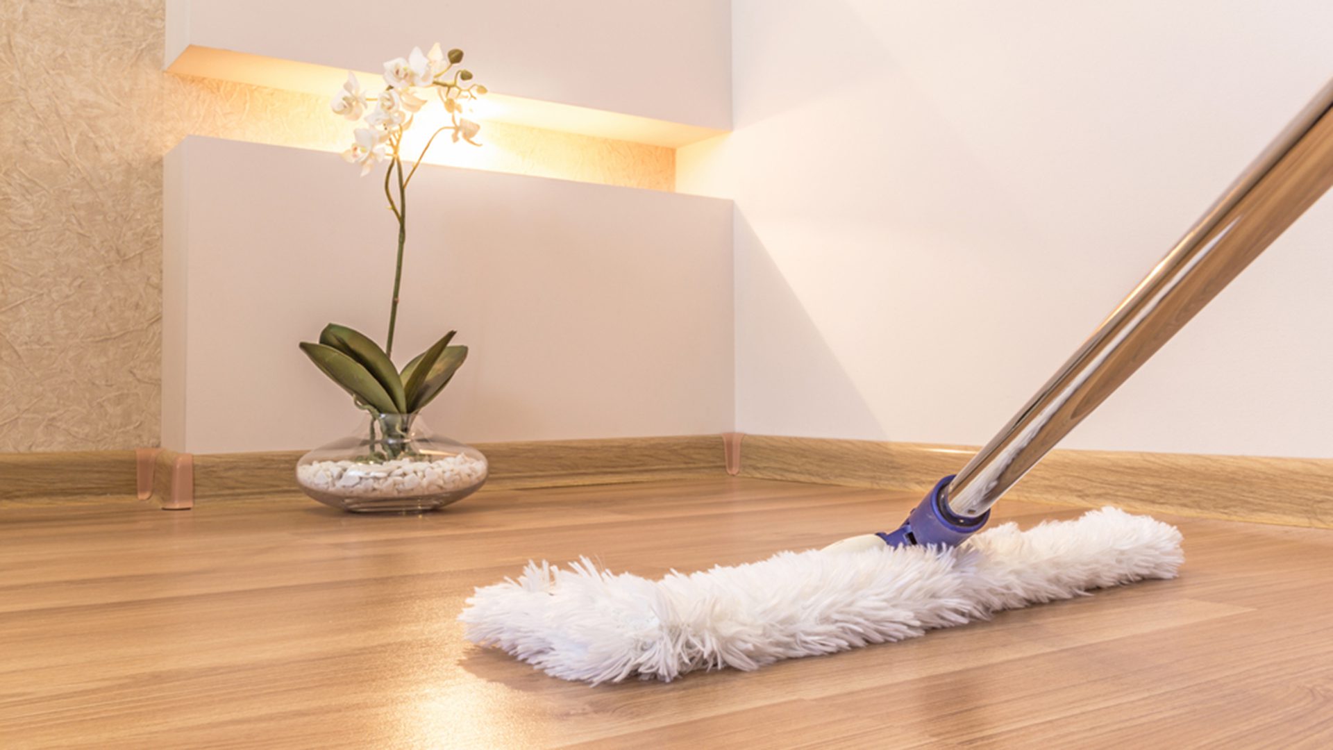 Tile and grout floor